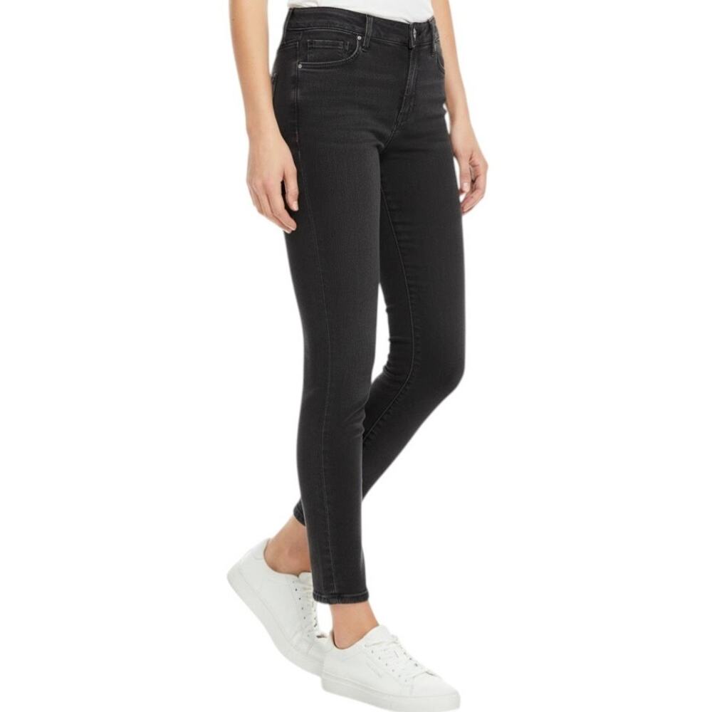 J Brand Grey Mid-Rise Skinny Leg Jeans, US27